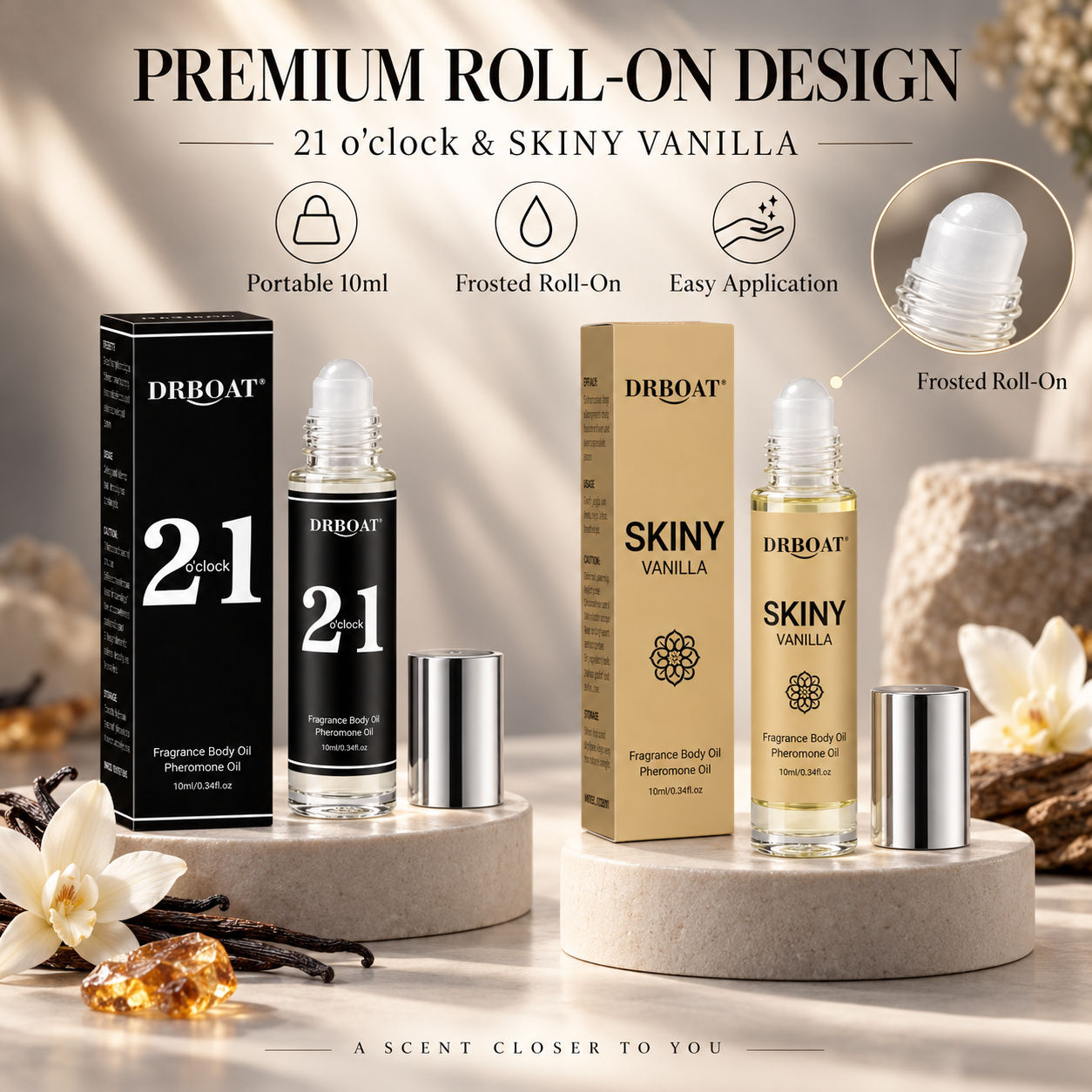Perfume Fragrance Oil - Herenparfum in roll-on verpakking, met de