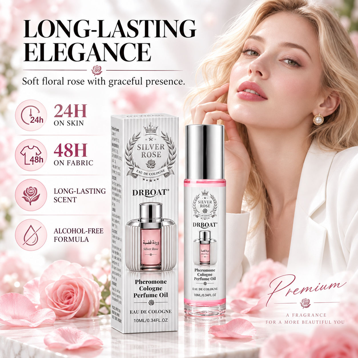 Silver Rose Roll-On Parfumolie - Perfume Fragrance Concentration recensie en prijs