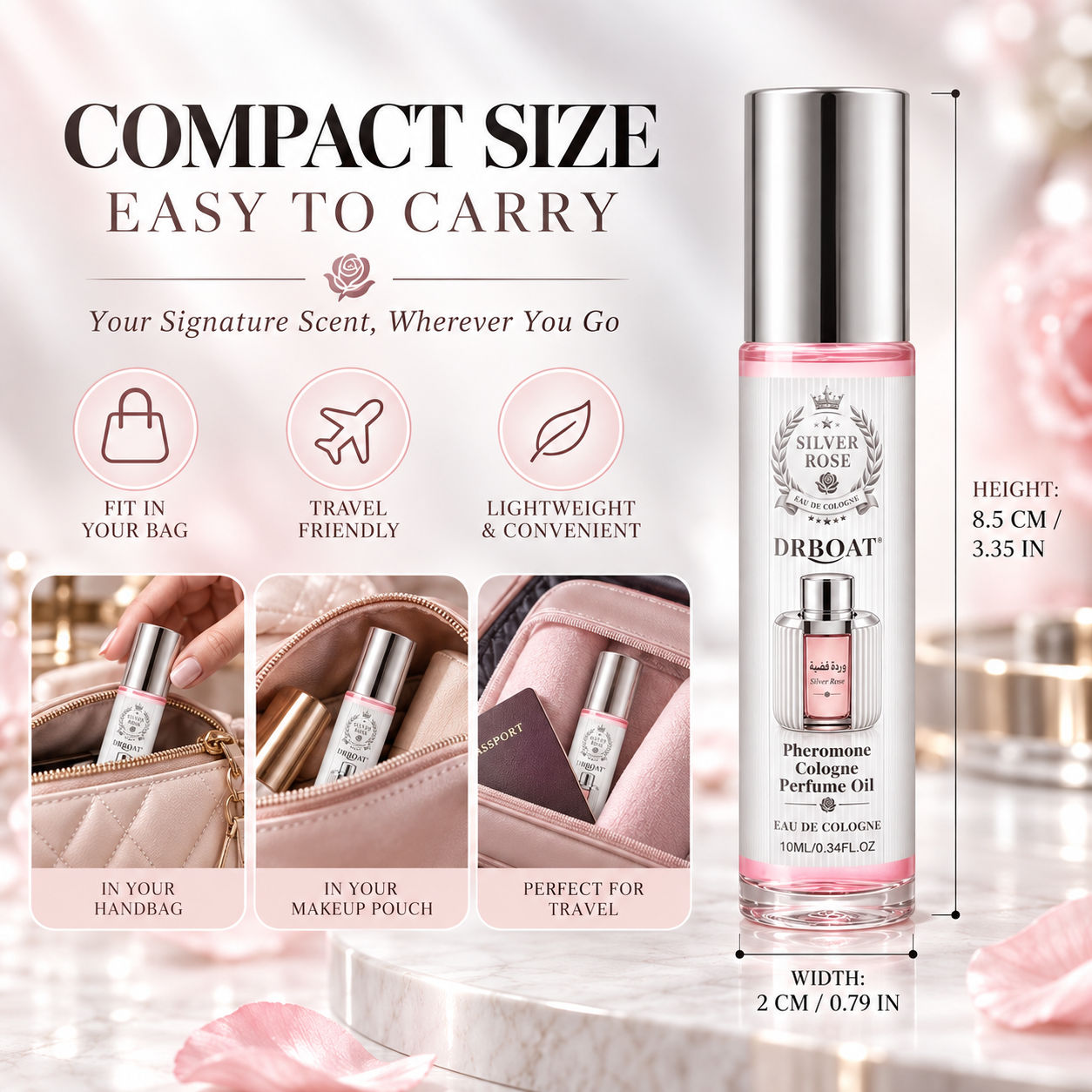 Silver Rose Roll-On Parfumolie - Perfume Fragrance Concentration recensie en prijs