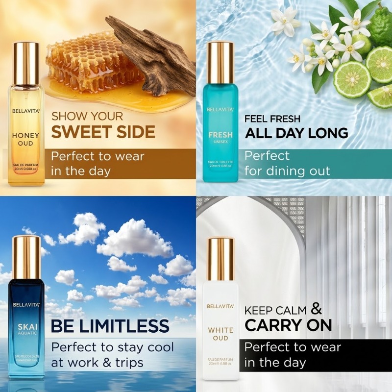 20ML x4 Unisex Parfum Cadeause - The Collection Perfume Fragrance recensie en prijs